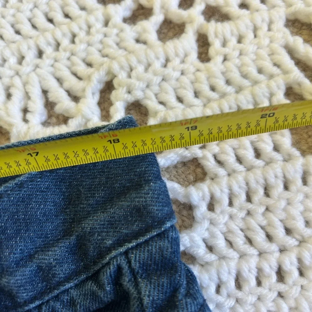 Woman Within Size 18W  Button Close Comfort Stretch Waistband Jeans Capri Plus - Picture 7 of 7